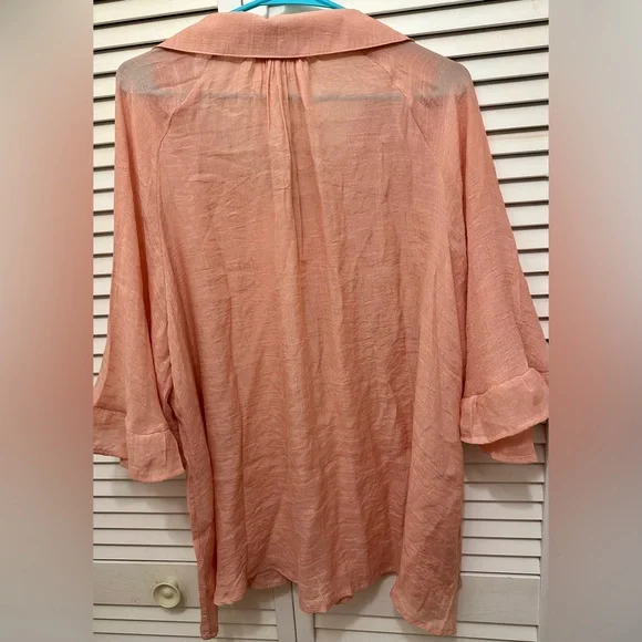 NWT Umgee Peach Top Size 1XL - Picture 5 of 6